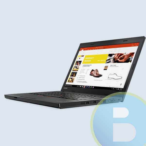 Laptop LENOVO L470,  Intel Core i5-7200U, Win 10, 14
