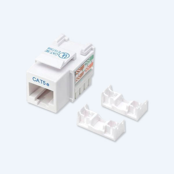 Jack Intellinet RJ45, Categoría 5e, blanco