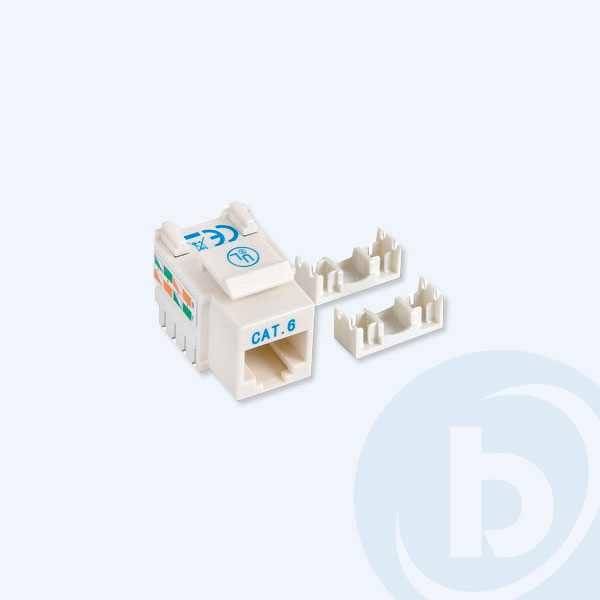210591 - Jack Intellinet RJ45, categoria 6,blanco