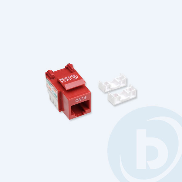210614 - Jack Intellinet RJ45, Cat 6, Rojo