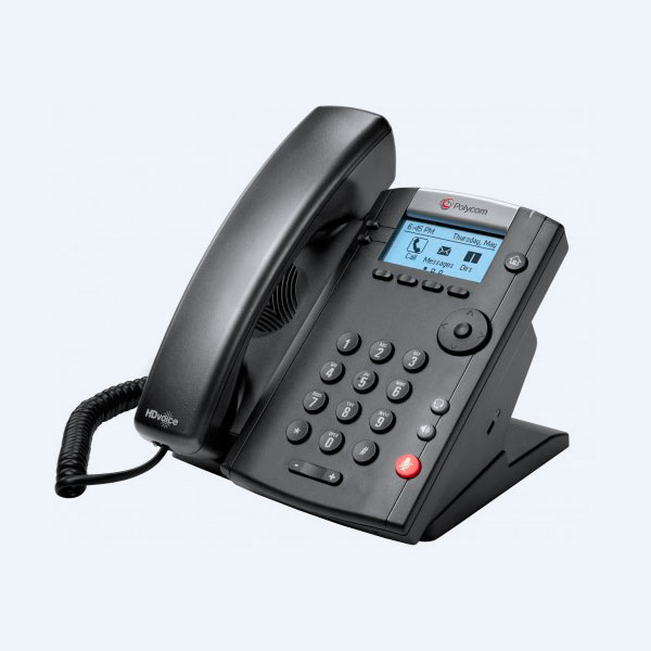 Teléfono IP Polycom VVX 201, 2 Lineas