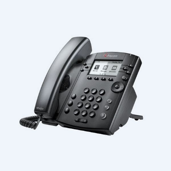 Teléfono IP Polycom VVX 300, 6 Lineas