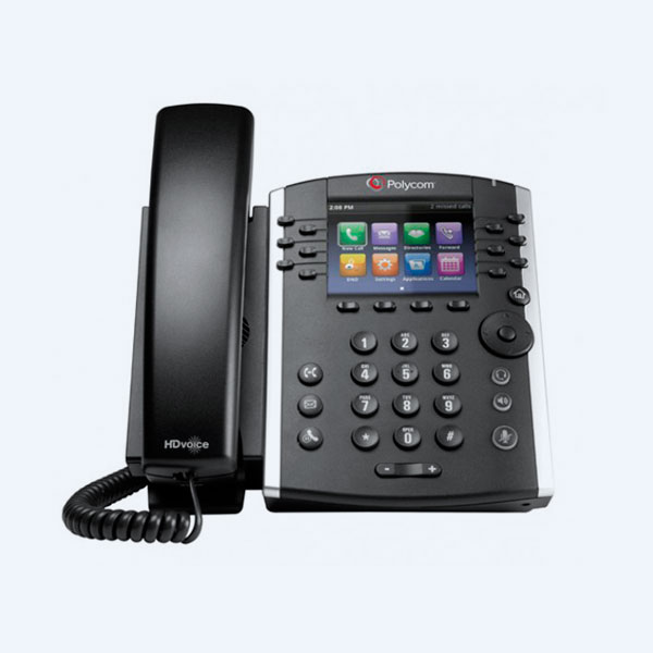 Teléfono IP Polycom VVX 400, 12 Lineas
