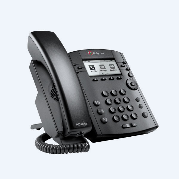 Teléfono IP Polycom VVX 310, 6 Lineas Gigabit Ethernet