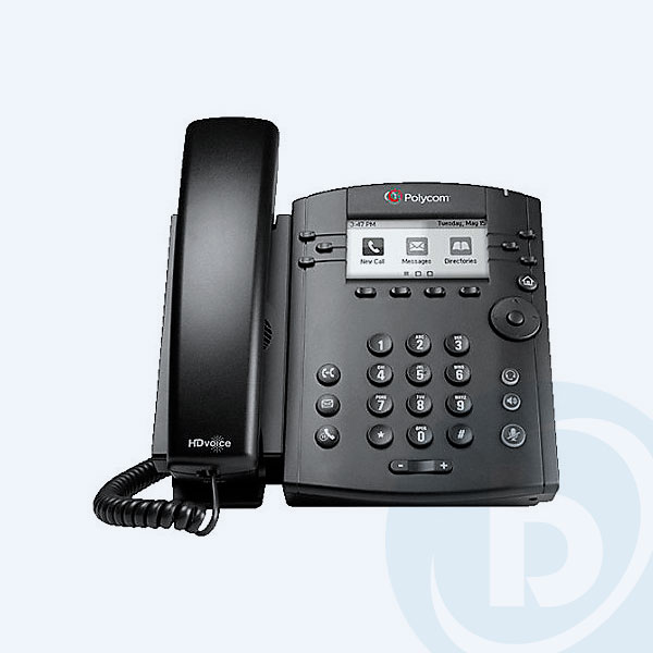 2200-46161-025 - Tel&eacute;fono IP Polycom VVX 310, 6 Lineas Gigabit Ethernet