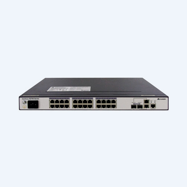 Switch Huawei S2700-26TP-SI-AC, 26 Puertos, 24 Ethernet 10/100 Mbps, 2 puertos dual, Administrable