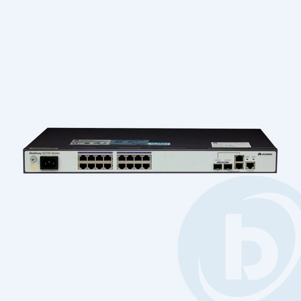 2352334 - Switch Huawei S2700-18TP-SI-AC, 18 Puertos, 16 Ethernet 10/100 Mbps, 2 Puertos DUAL,  Administrable