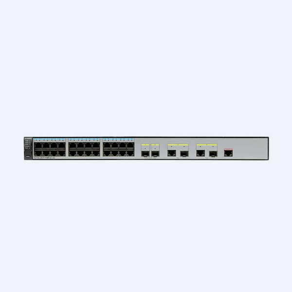 Switch Huawei S2750-28TP-EI, 28 Puertos, 24 Ethernet 10/100 Mbps, 2 puertos dual, 2 puertos SFP, Administrable