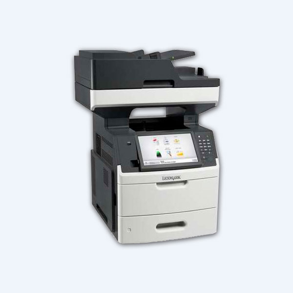 Multifuncional Láser Monocromático Lexmark MX711DHE, 70 ppm Negro, USB, ADF