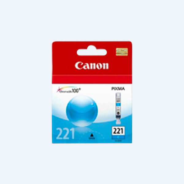 Cartucho Canon 2947B0016AA CLI-221C, Cían, Alto Rendimiento