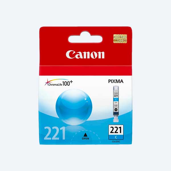 Cartucho Canon CLI-221C, Cyan, Alto Rendimiento