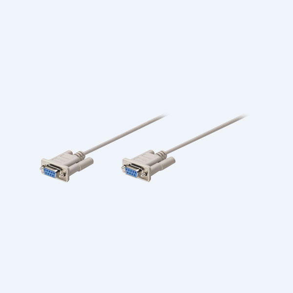 Cable Null Modem Manhattan, DB9 hembra/DB9 hembra, 1.8m