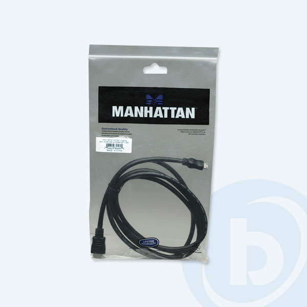 304955 - Cable de V&iacute;deo Manhattan, Mini HDMI a HDMI