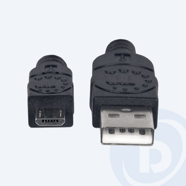 307161 - Cable USB 2.0 Manhattan 307161, 1M, Micro USB, Negro