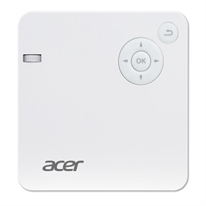 MR.JR011.00A - VIDEOPROYECTOR ACER PORTATIL C202I / LED / 1920 X 1200 MAX / 854 X 480 NAT / 300 LUMENES / BOCINA 2W / HDMI / USB / BATERIA DE HASTA 5 HORAS
