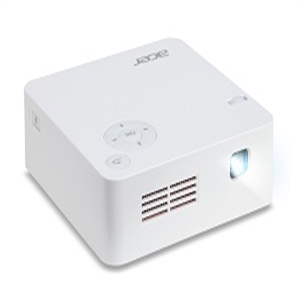 MR.JR011.00A - VIDEOPROYECTOR ACER PORTATIL C202I / LED / 1920 X 1200 MAX / 854 X 480 NAT / 300 LUMENES / BOCINA 2W / HDMI / USB / BATERIA DE HASTA 5 HORAS