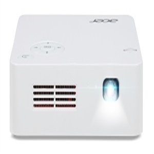 VIDEOPROYECTOR ACER PORTATIL C202I / LED / 1920 X 1200 MAX / 854 X 480 NAT / 300 LUMENES / BOCINA 2W / HDMI / USB / BATERIA DE HASTA 5 HORAS