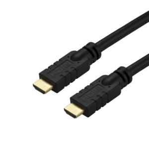 StarTech.com Cable de 10 metros HDMI con ethernet de alta velocidad Activo 4K - Cable HDMI CL2 para Instalación en Pared