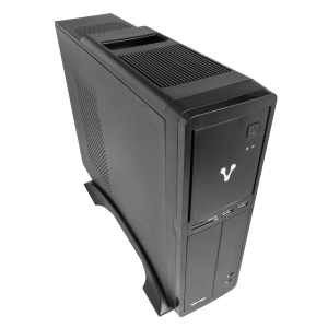 SB4 CI3 9100-10-2 - Computadora de escritorio Vorago SlimBay 4 SB4 CI3 9100-10-2 - Intel Core i3 9&ordf; generaci&oacute;n i3-9100F - 8GB RAM - 1TB HDD - Negro - Windows 10 Home - NVIDIA GeForce 210 1GB