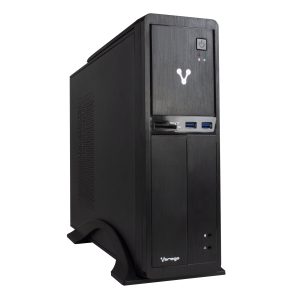 Computadora de escritorio Vorago SlimBay 4 SB4 CI3 9100-10-2 - Intel Core i3 9ª generación i3-9100F - 8GB RAM - 1TB HDD - Negro - Windows 10 Home - NVIDIA GeForce 210 1GB