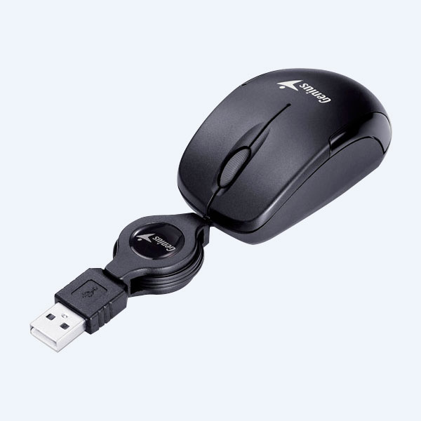 Mouse Óptico Genius Micro Traveler OTG, USB, 3 Botones, Compatible con Android