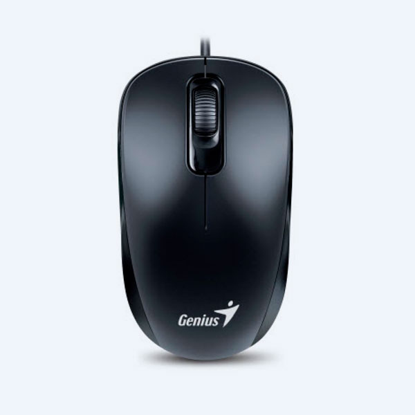 Mouse Óptico Genius DX110, USB, 3 botones, Negro