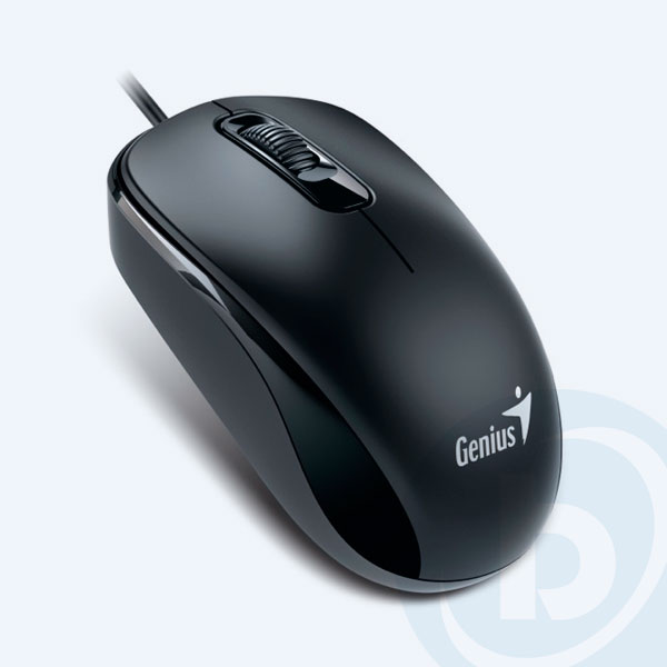 31010116100 - Mouse &Oacute;ptico Genius DX110, USB, 3 botones, Negro