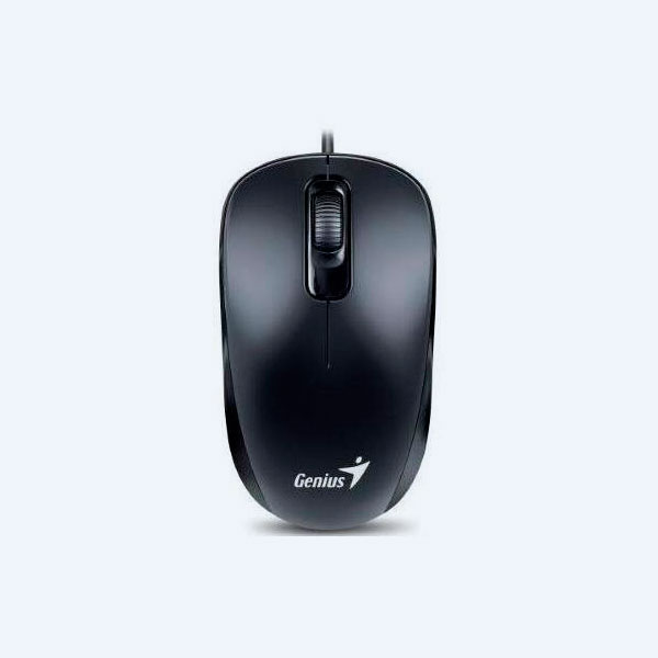 Mouse Óptico Genius DX110, Alámbrico, 3 Botones, Negro, PS/2