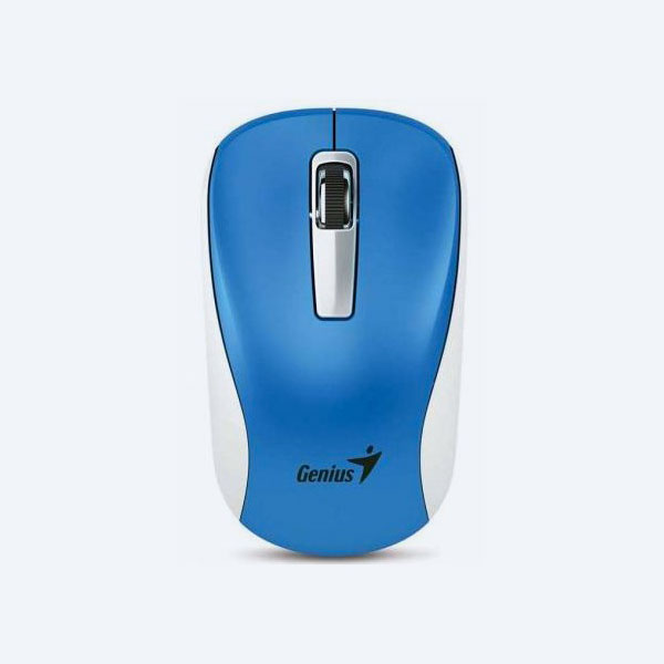 Mouse Óptico Genius Blue Eye NX-7010, USB, 3 Botones, Blanco/Azul