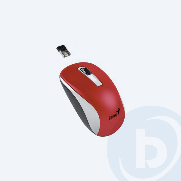 31030114111 - Mouse &Oacute;ptico Genius Blue Eye NX-7010, USB, 3 Botones, Blanco/Rojo