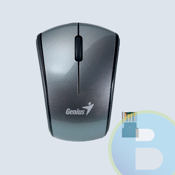 Mouse Optico Genius Micro Traveler 900S, 2.4 GHZ, USB. Negro