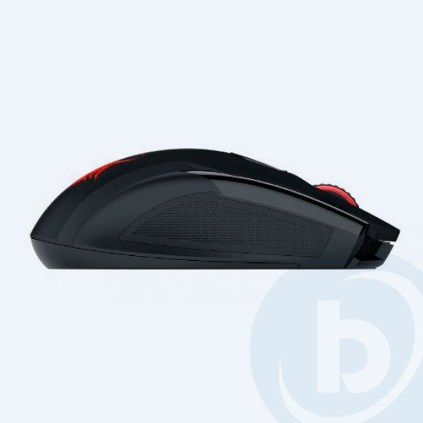 31040033104 - Mouse &Oacute;ptico Genius Profesional AMMOX X1-400, Al&aacute;mbrico, USB, 4 Botones, para Gamers, Negro