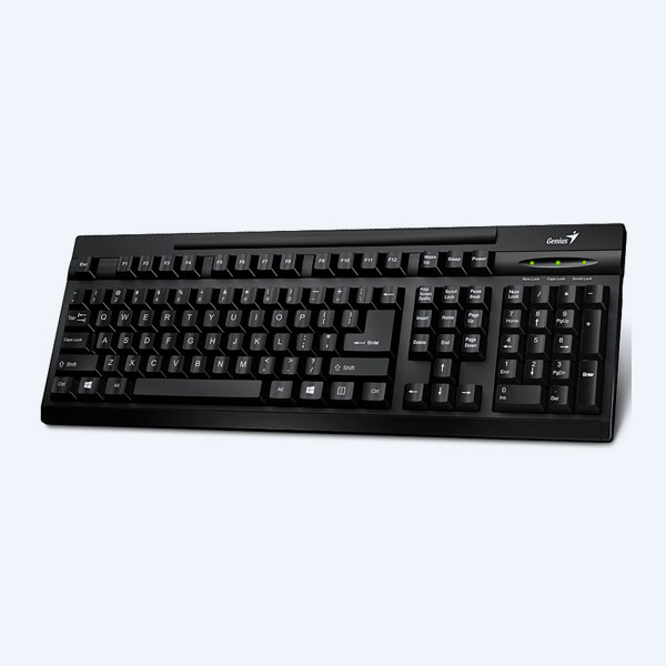 Teclado Genius KB-125, Alámbrico, USB, Negro