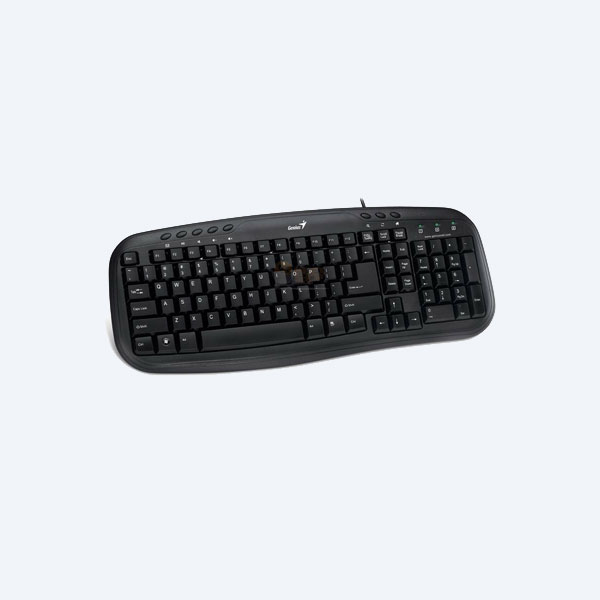 Teclado Multimedia Genius M200, USB, Negro