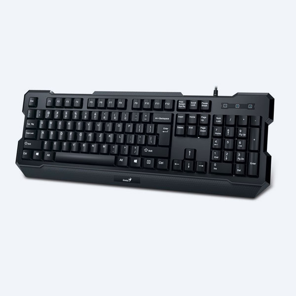 Teclado Genius Ergonomico KB-210, Alámbrico, USB, Negro