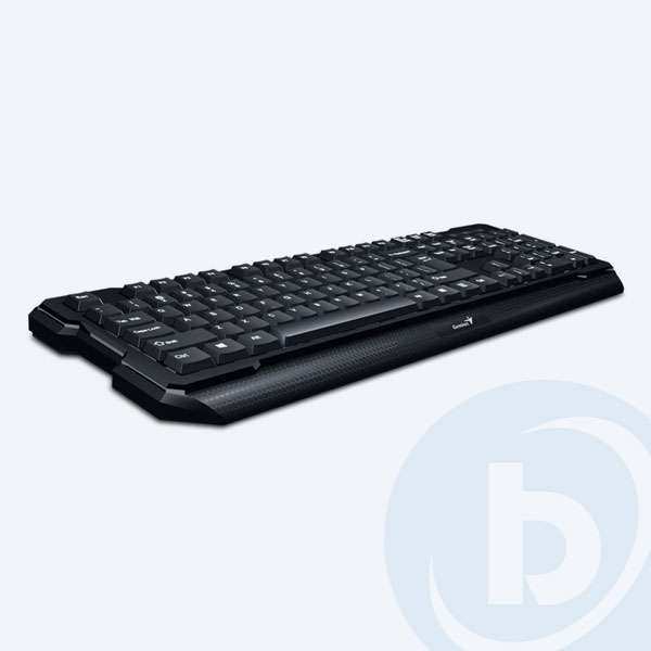 31310473101 - Teclado Genius Ergonomico KB-210, Al&aacute;mbrico, USB, Negro