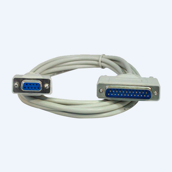 Cable Null Modem Manhattan, DB9 hembra/DB25 macho, 1.8m