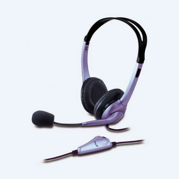 Audífonos Genius HS-04S, Diadema, Blanco, 3.5mm, control de volumen