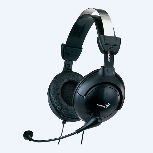 Diadema Genius HS-505X, con Micrófono, Negro