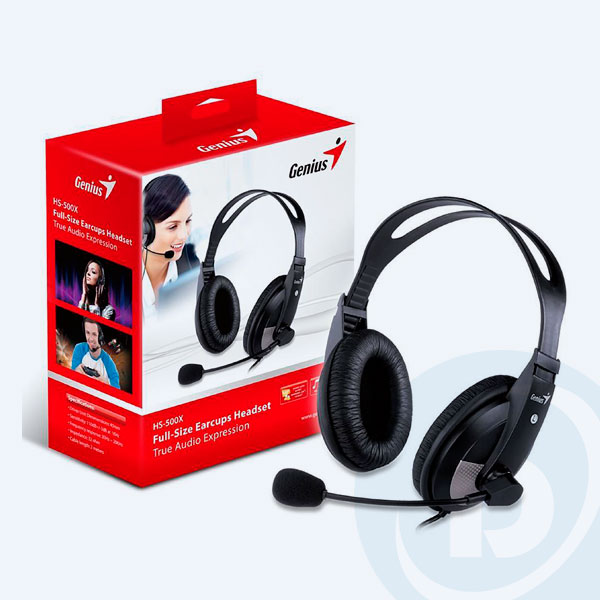 31710058101 - Diadema Genius HS-505X, con Micr&oacute;fono, Negro