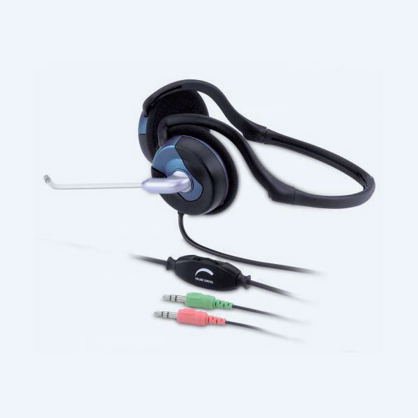 Audífonos  Genius HS-300N, Diadema, con Micrófono, Negro