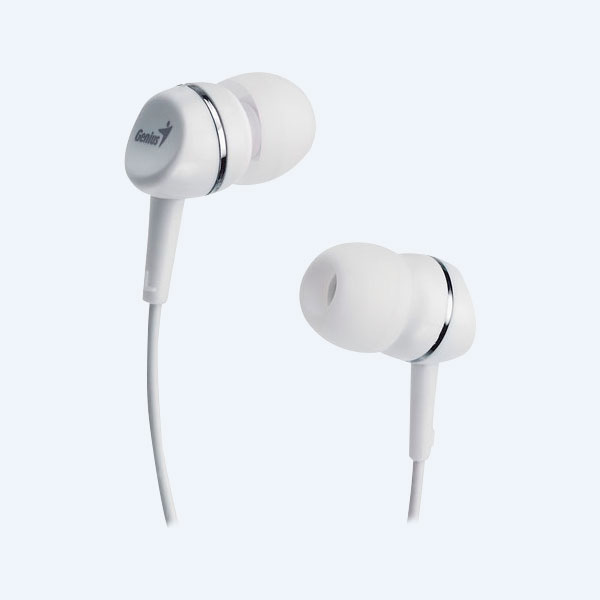 Audífonos Genius GHP-200A, Earbuds, Blanco