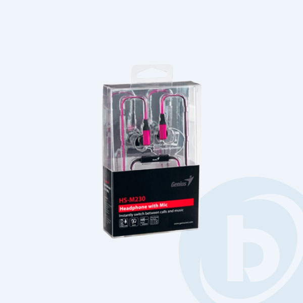 31710184102 - Aud&iacute;fonos Genius HS-M230, Earbuds, con Micr&oacute;fono