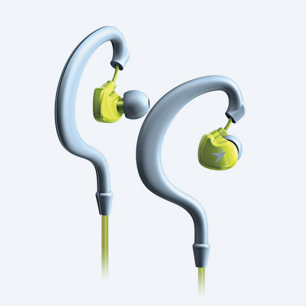 Audífonos Genius HS-M270, Alámbrico, Verde Limon, Deportivos