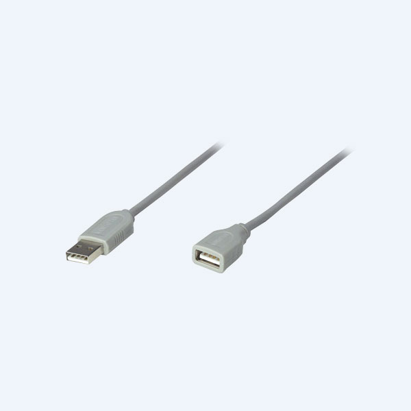 Cable de Extensión USB Manhattan, A Macho/A Hembra, 3m, Gris