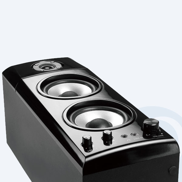 31730936100 - Bocinas Genius SP-HF1800A, 2 Canales, 50 Watts, 3.5MM ,Negro