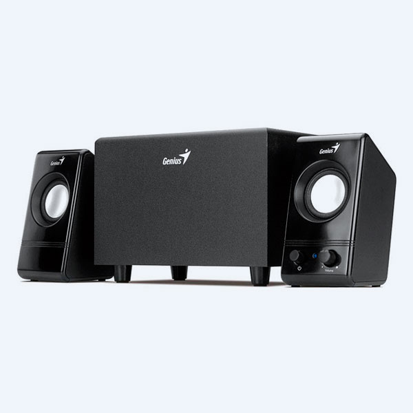 31730942101 - Bocinas Genius SW-2.1 200, 2.1 Canales, 6 Watts, Negro