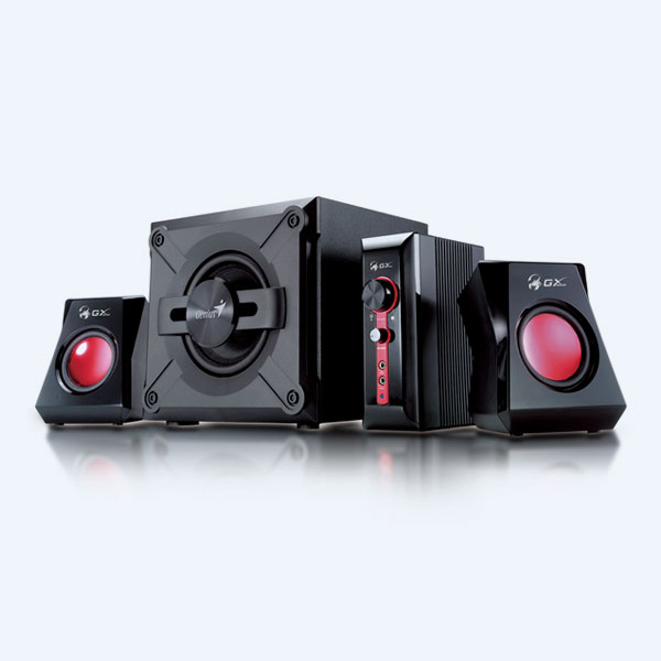 Bocinas Genius SW-G2.1 1250, 2.1 Canales, 38 Watts, Entrada Micrófono, Negro