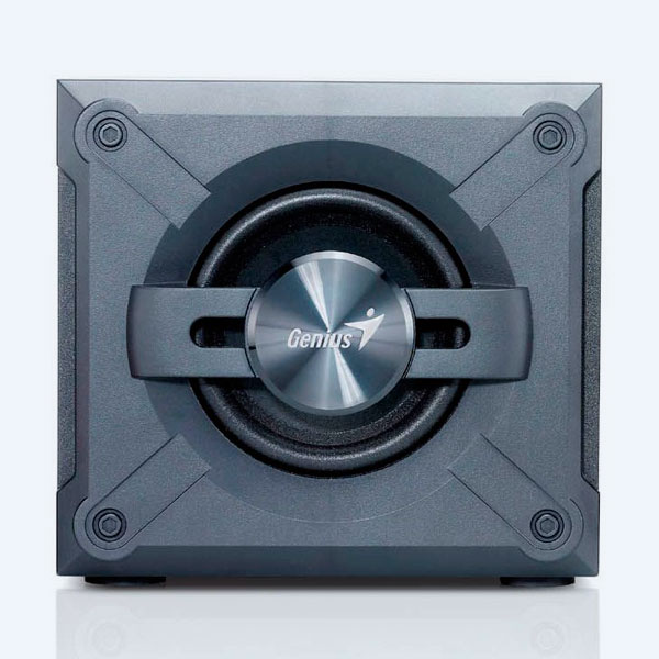 31730980101 - Bocinas Genius SW-G2.1 1250, 2.1 Canales, 38 Watts, Entrada Micrófono, Negro