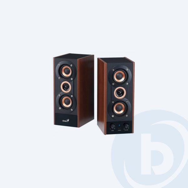 31730997101 - Bocinas Genius SP-HF800A, 2 Canales, 20 Watts, Madera